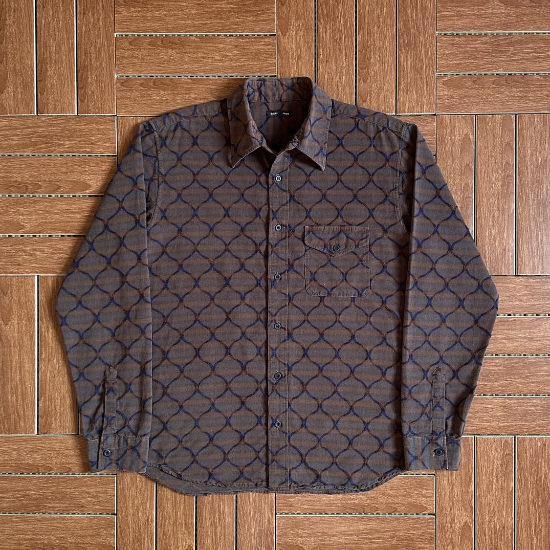 Scoopman vintage pattern cotton shirts 상품이미지1