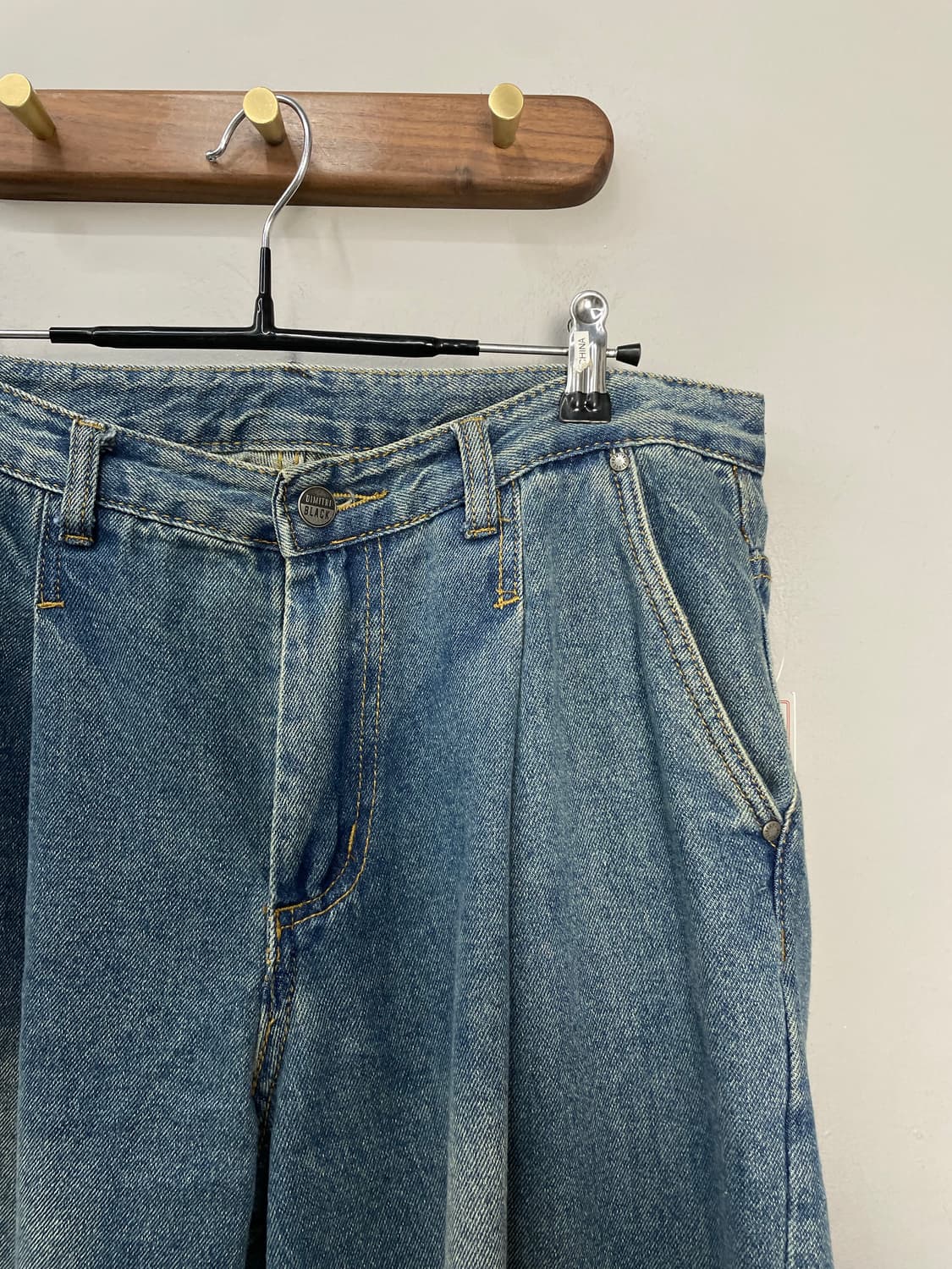 디미트리 블랙 워싱 데님 팬츠 H1952 상품이미지3