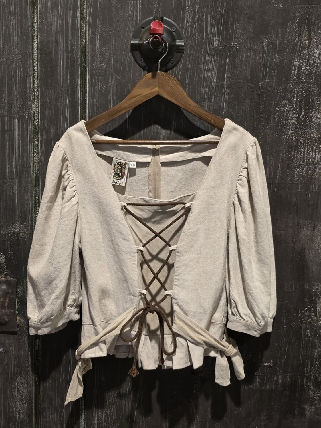 80s Vintage  LinenBlouse/made in Germany 상품이미지1