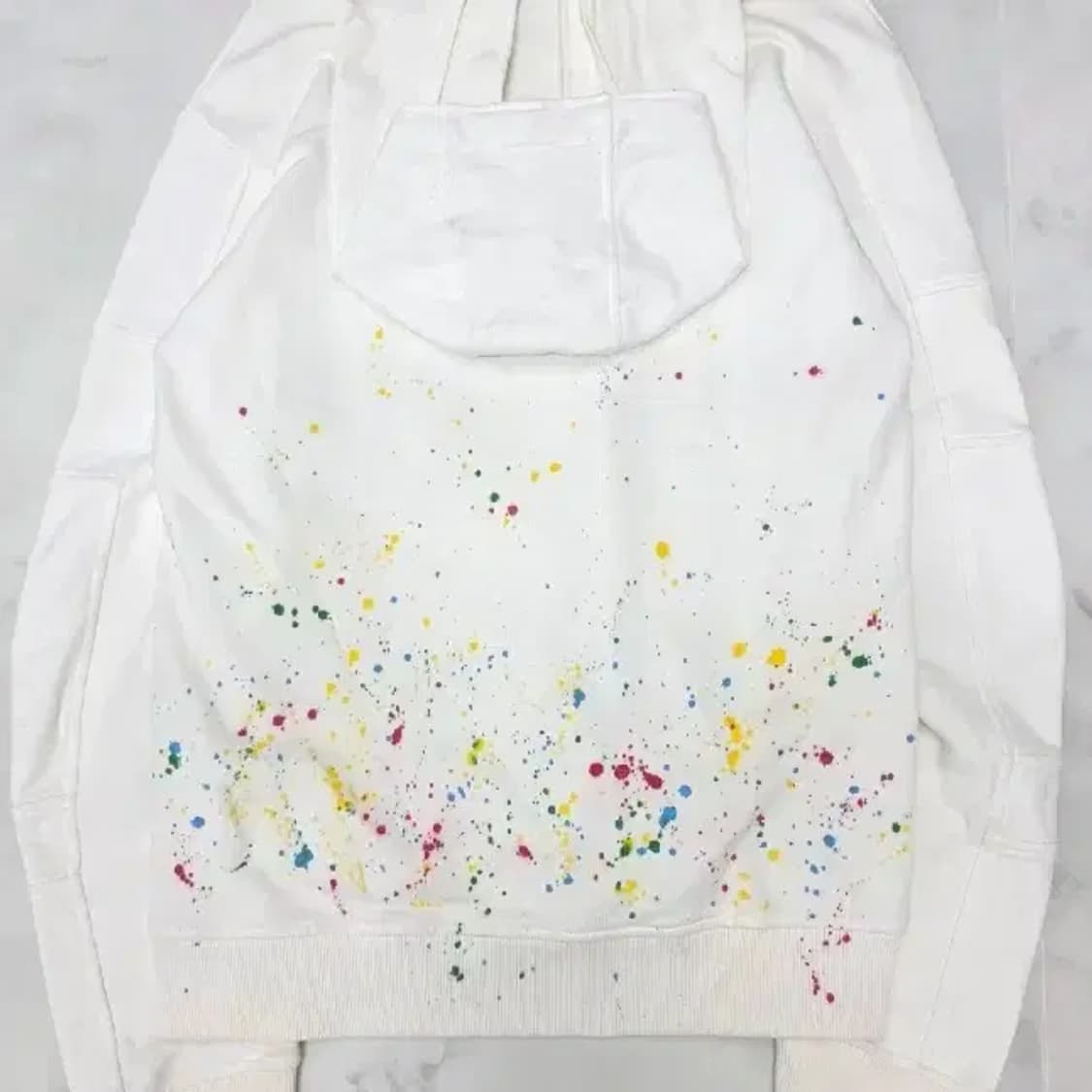 꼼데가르송 페인트 후드티 100 상품이미지1