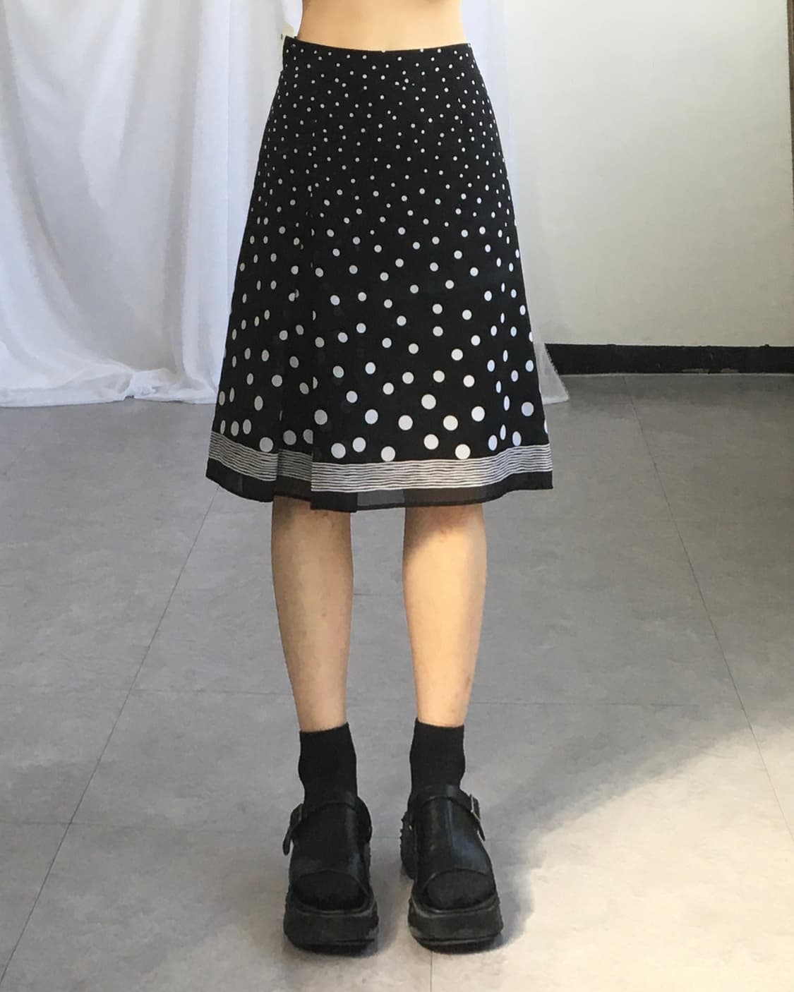 Dot pattern skirt 상품이미지4