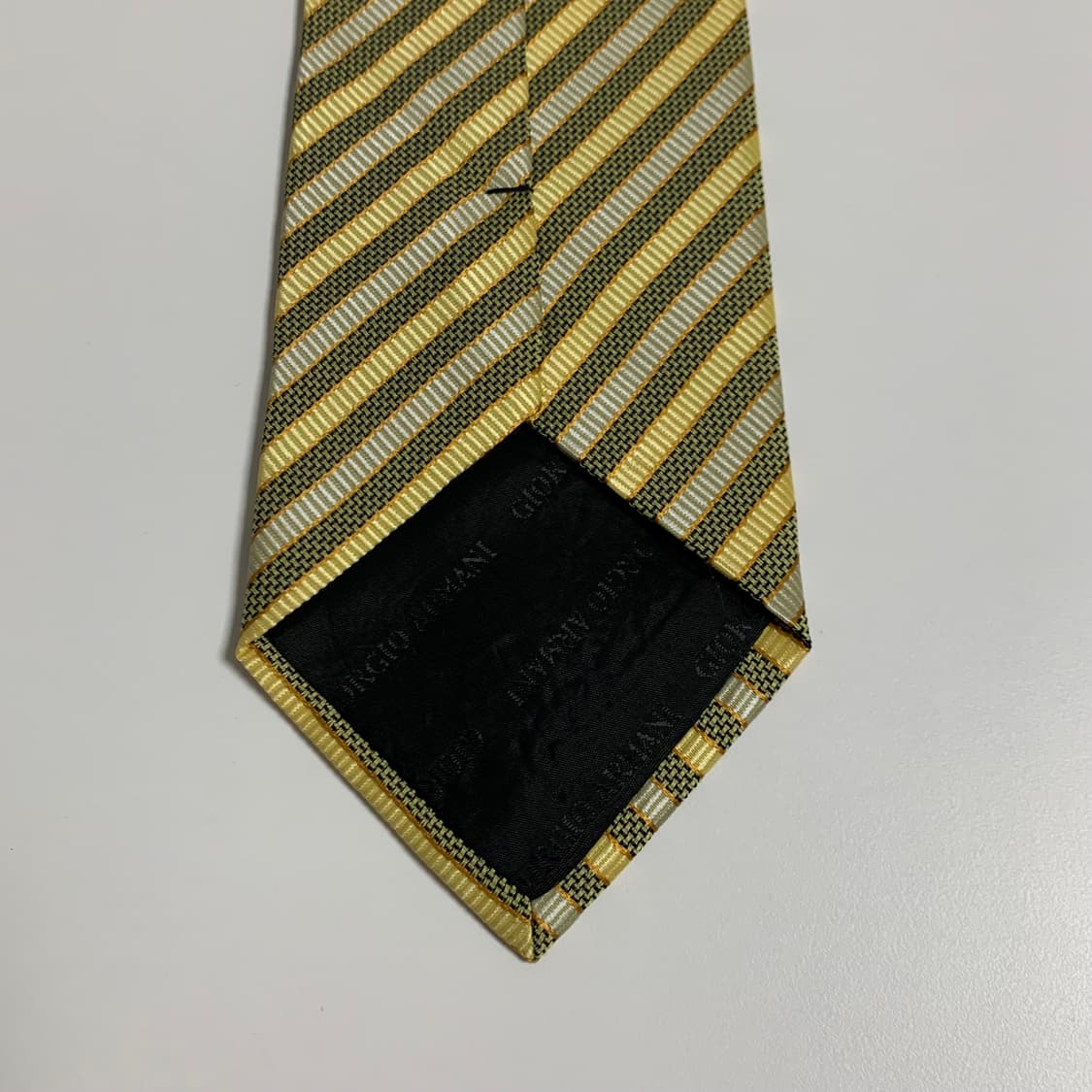 조르지오 아르마니(ARMANI) 스트라이프 명품넥타이 A+등급 9.6cm 상품이미지5