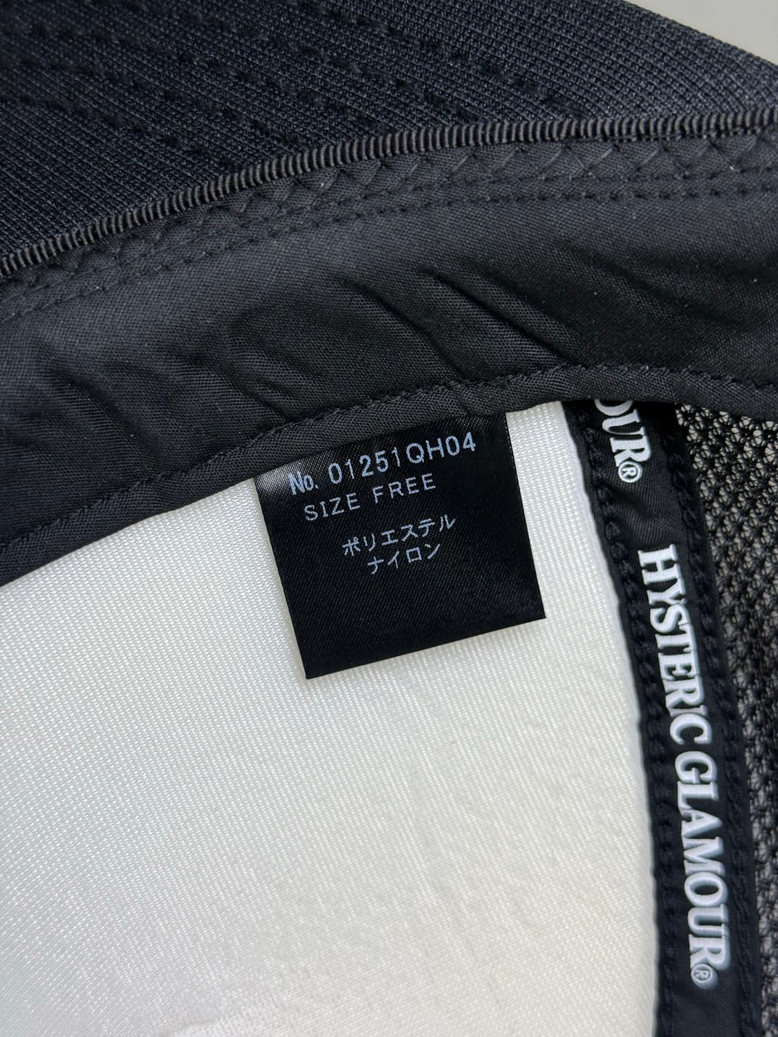 히스테릭 글래머 아카이브 라인스톤 매쉬캡 볼캡 모자 상품이미지4