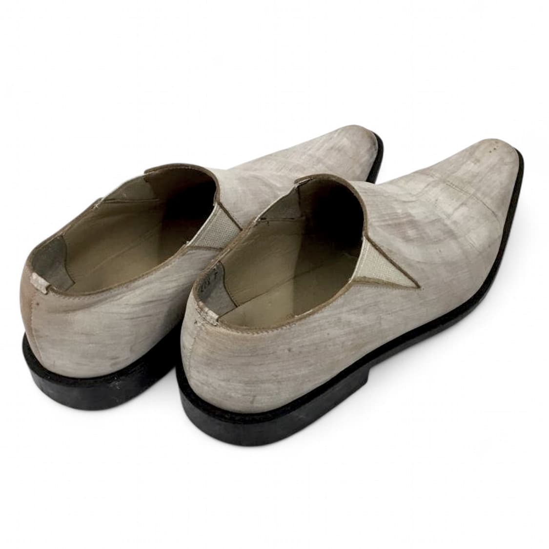 꼼데가르송 트리콧 페인팅 크렉레더 로퍼 상품이미지6