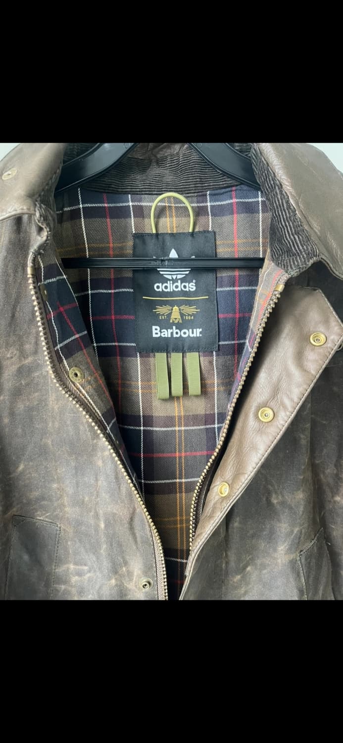 아디다스 X 바버 왁스 자켓 M 상품이미지2