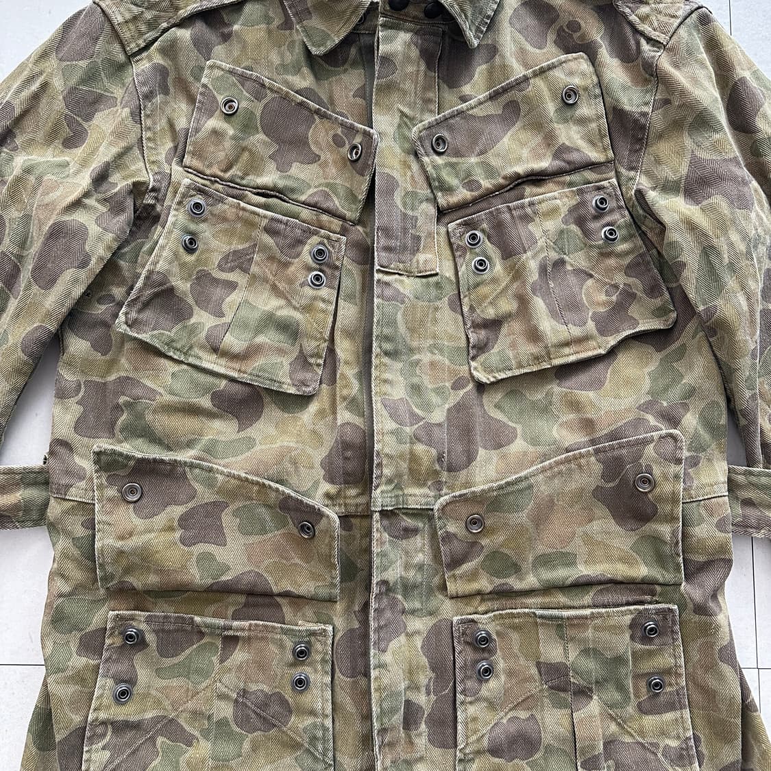 폴로랄프로렌 빈티지워싱 덕카모 파라트루퍼 벨티드자켓 상품이미지7