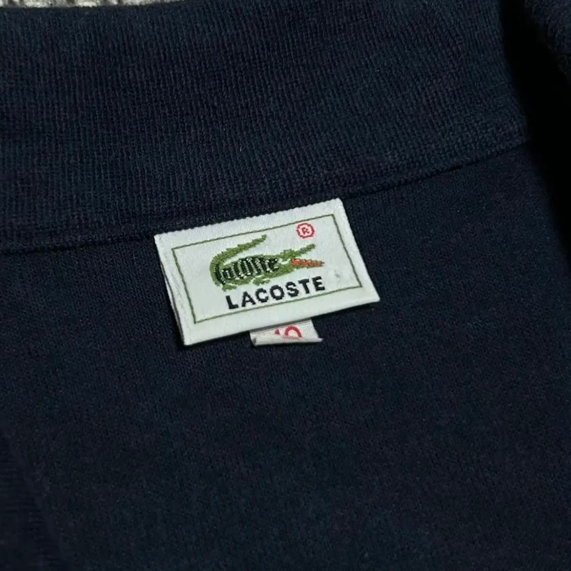[55] Lacoste 라코스테 네이비 코튼 슬림핏 원피스 상품이미지4