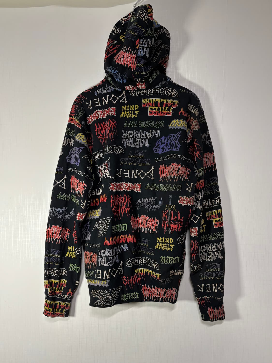 M)90s 히스테릭 글래머 펑크 레터링 후드집업 상품이미지4