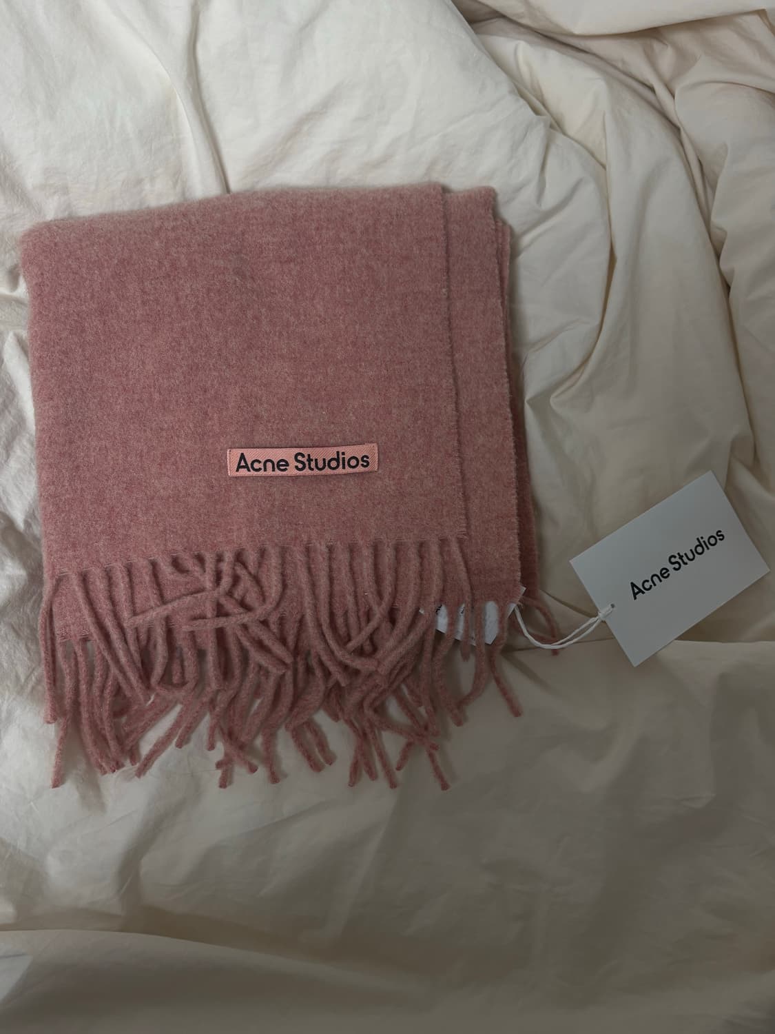 아크네 스튜디오 머플러 로즈 멜란지 상품이미지1