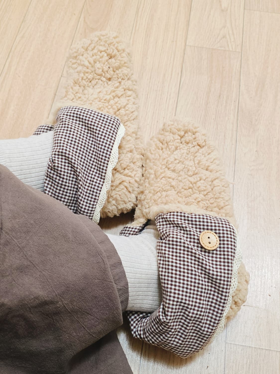 핸드메이드 룸슈즈 룸부츠 슬리퍼 홈웨어 상품이미지2