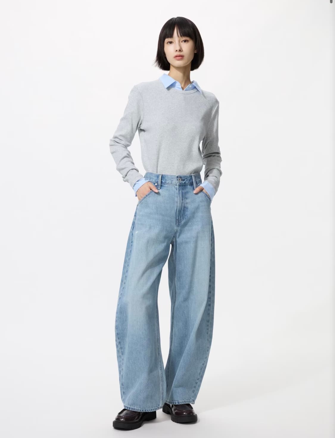 유니클로 배기커브진 (25) 상품이미지1