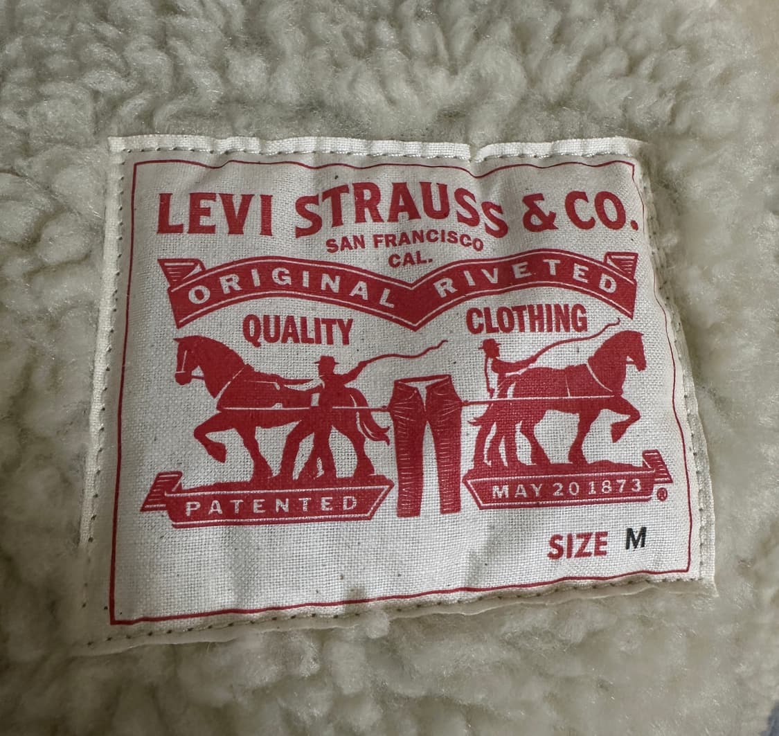 (새상품)리바이스 양털 카라 코치 자켓 상품이미지3