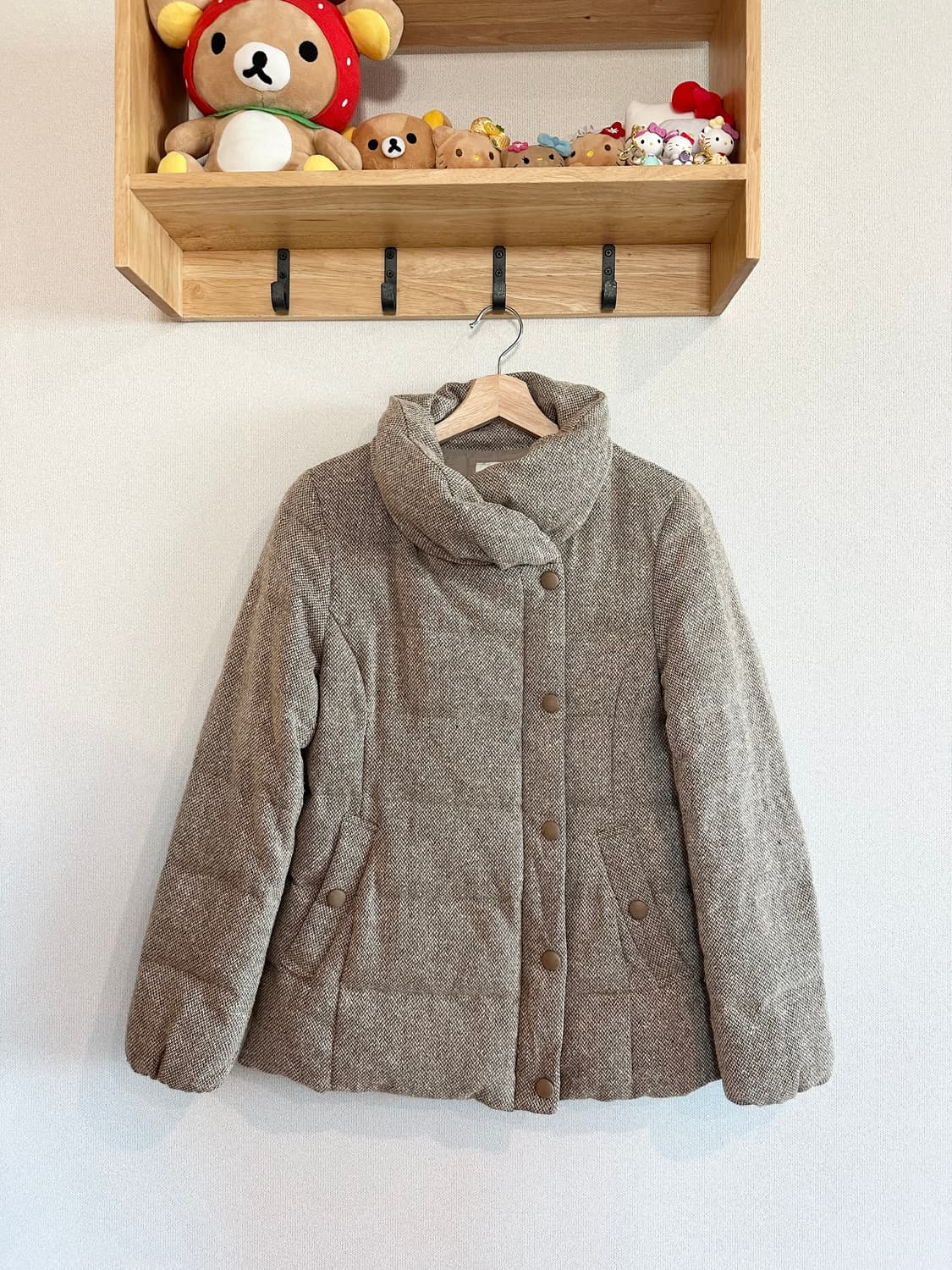 jpn 하구미 스즈코 모리걸 히피 갸루 괴짜 코트 패딩 등 아우터세일 상품이미지6