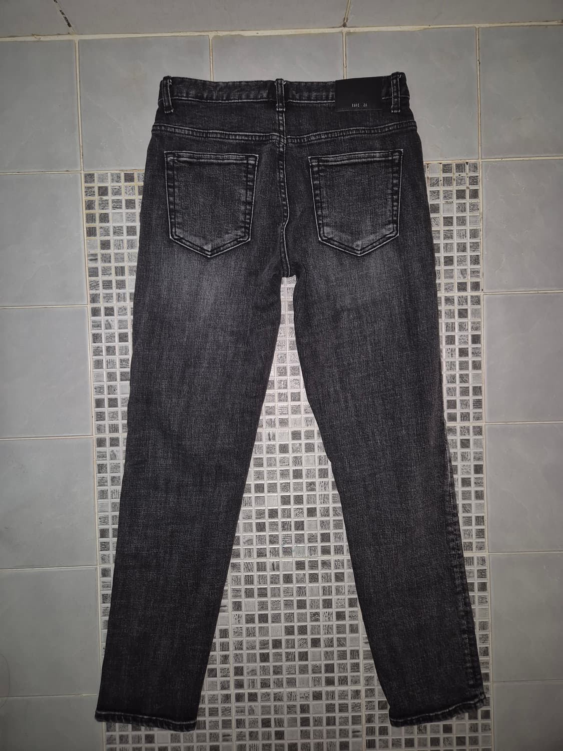 브랜디드 1981 슬림 흑청 데님 상품이미지2