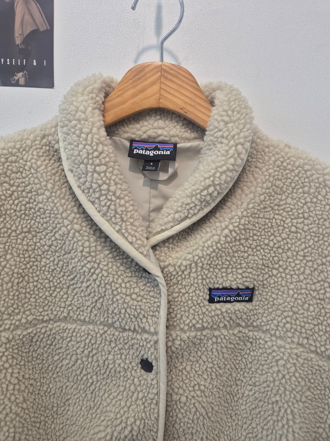 파타고니아 숄카라 플리스 자켓 아이보리 S 상품이미지2