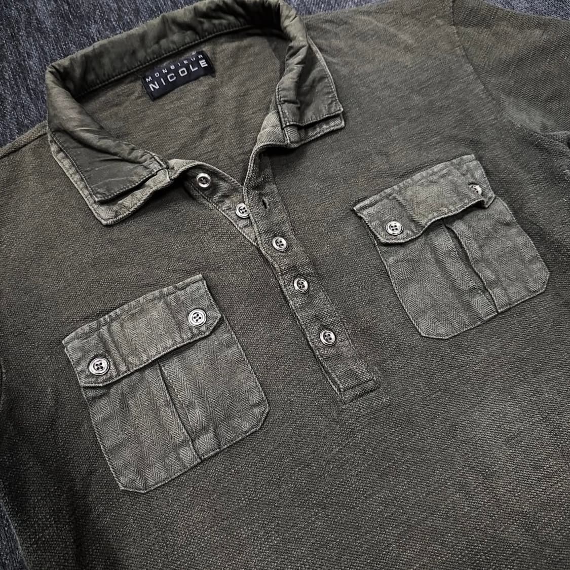 Nicole club khaki pocket collar 상품이미지5
