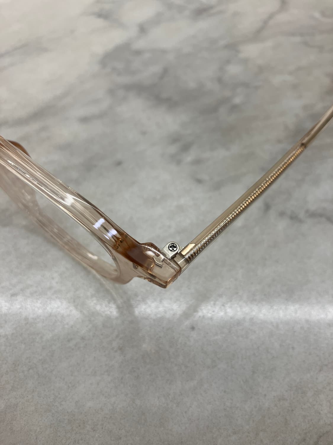 B53 HD 투명 연브라운 웰링턴 뿔테 안경6819 상품이미지2