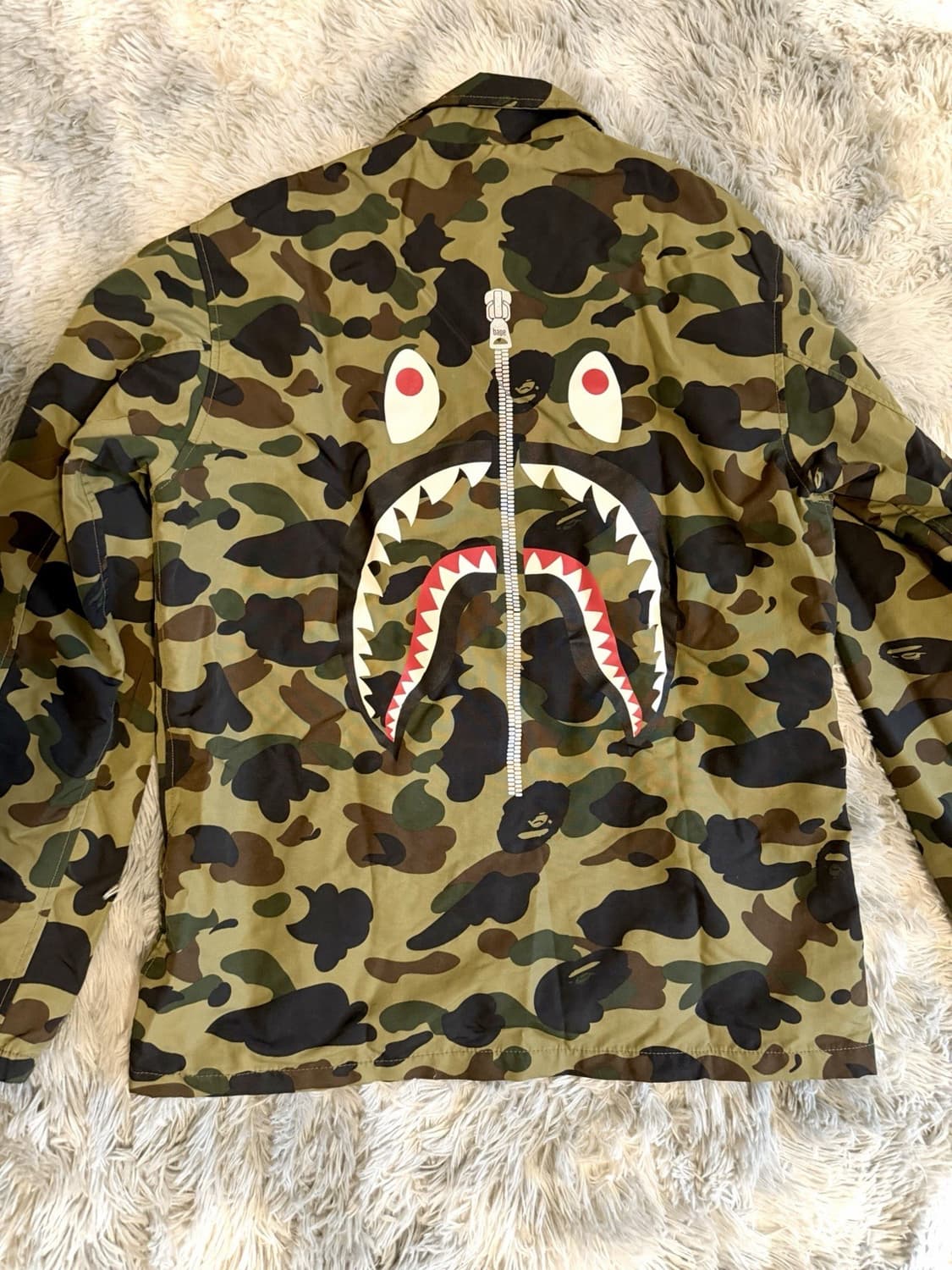 베이프 1st 카모 샤크 코치 자켓 상품이미지4