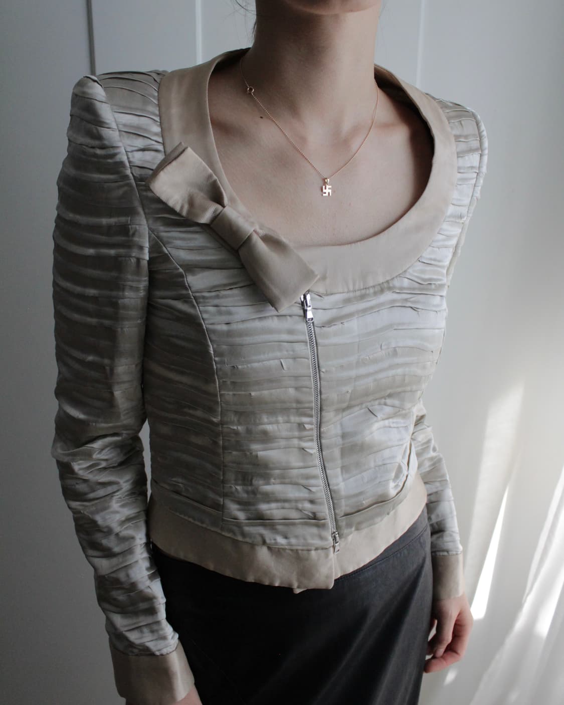 Emporio Armani ribbon crop jacket  상품이미지2