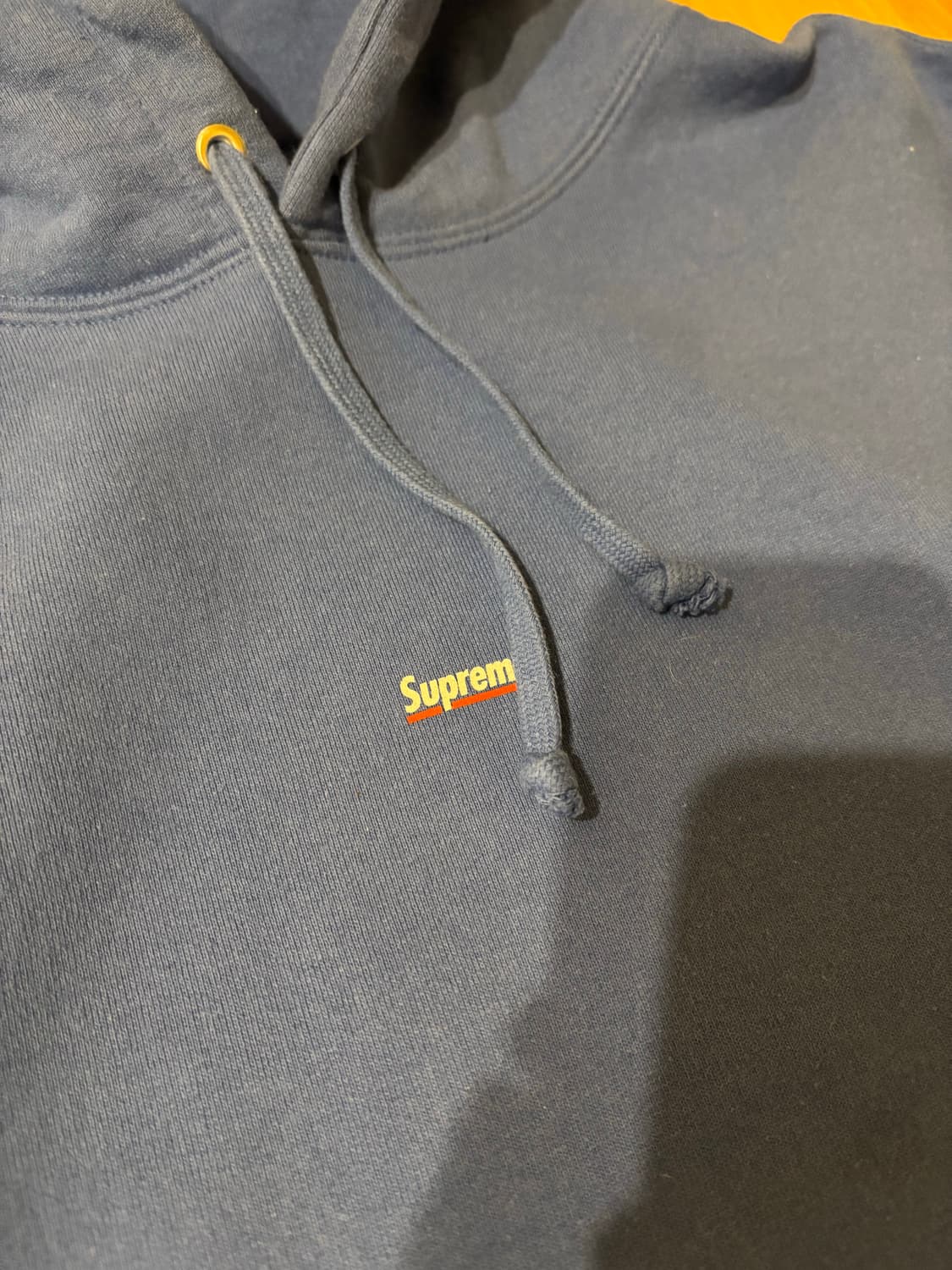 22FW 슈프림 언더라인 후드 스웻셔츠 위시드 로얄 상품이미지3