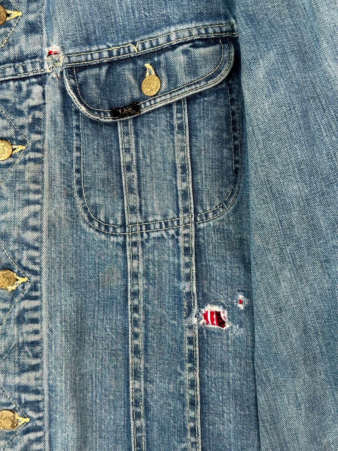 🇺🇸60s USA 리 Lee 101-j 데님 자켓 (44) 상품이미지3