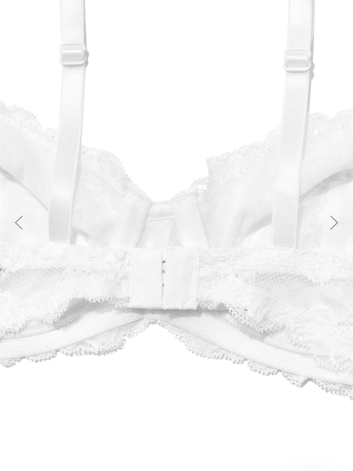 Glowny contour lace bra (WHITE/S) 새상품 상품이미지4