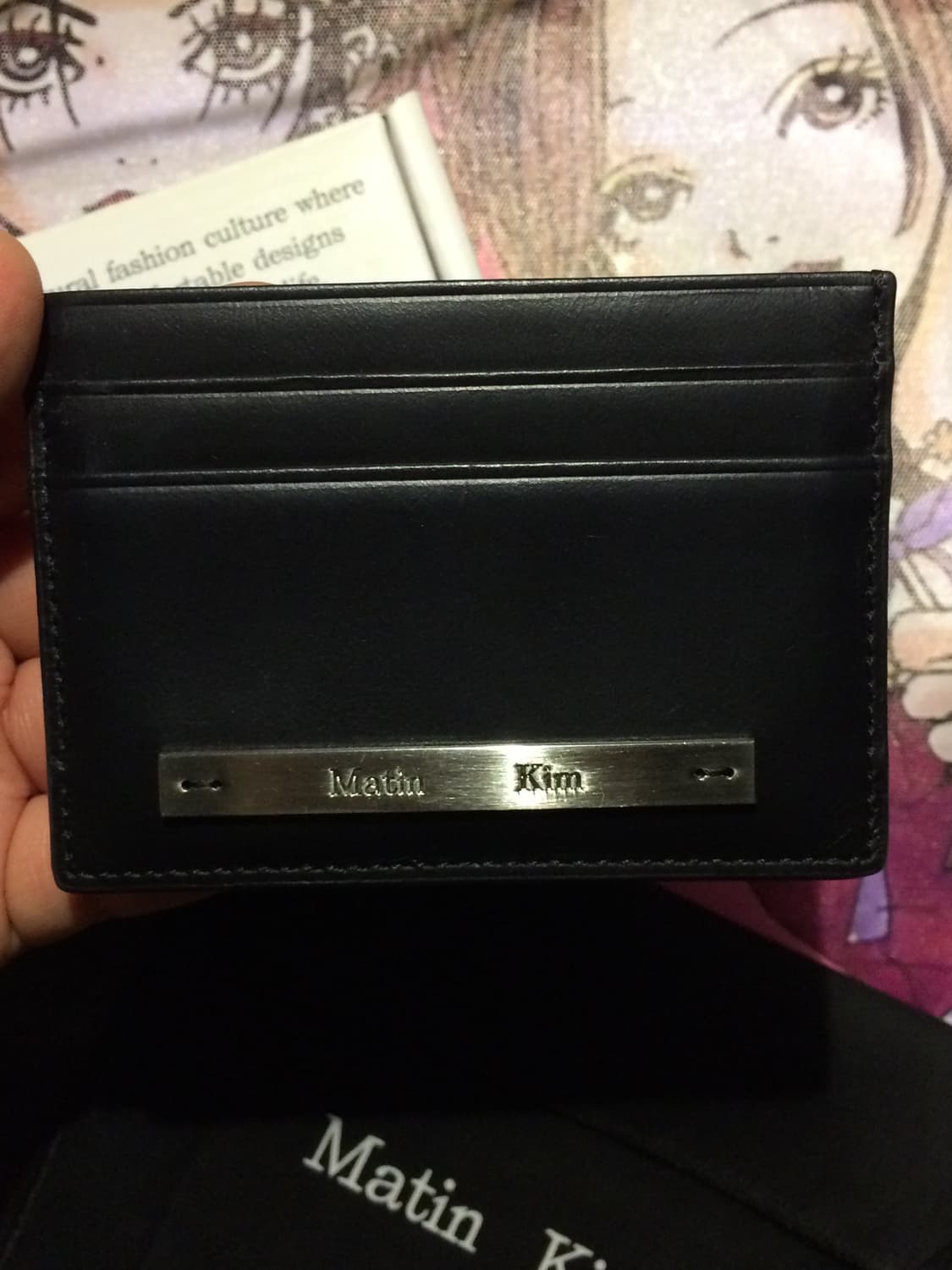 마뗑킴 VINTAGE CARD WALLET IN BLACK 상품이미지2