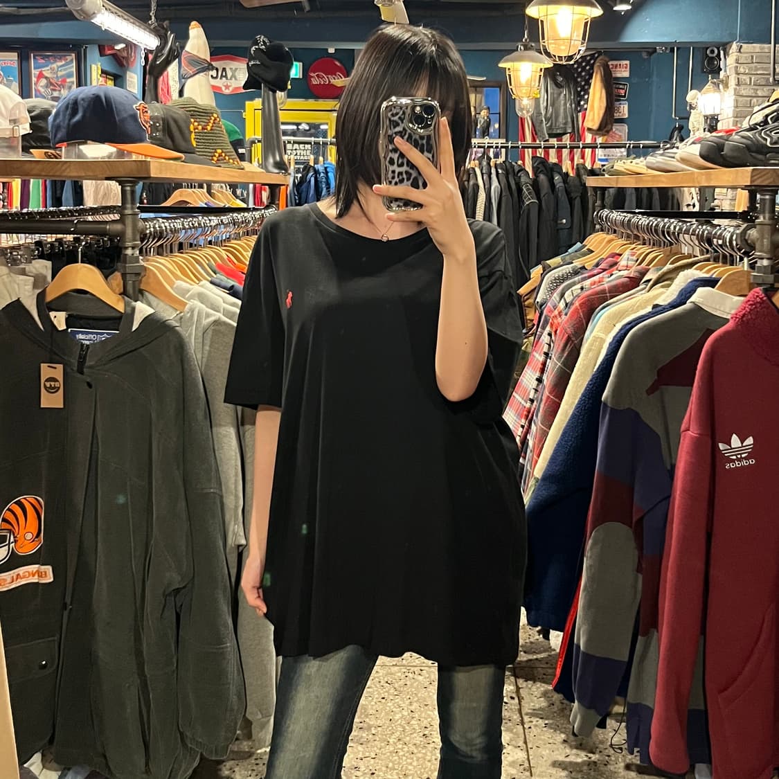 POLO 폴로 랄프로렌 라운드넥 반팔 티셔츠 블랙  상품이미지2