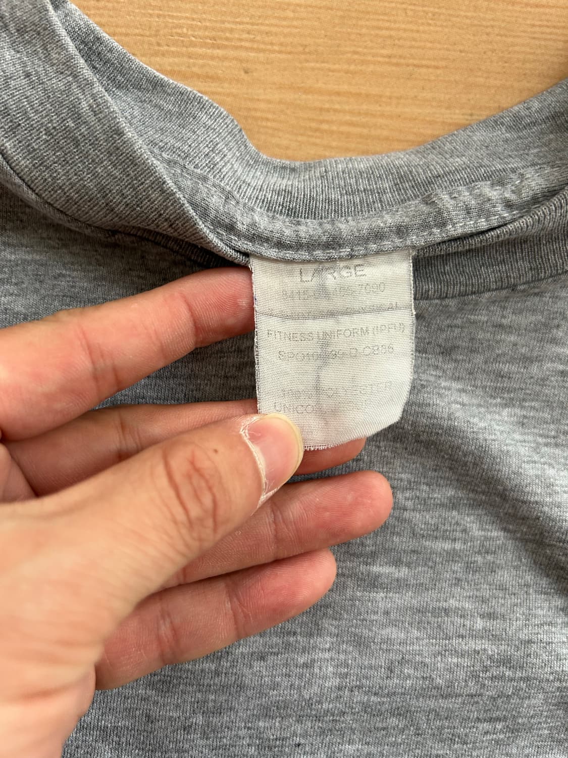 90’s US ARMY IPFU 미육군 트레이닝 티셔츠 상품이미지3