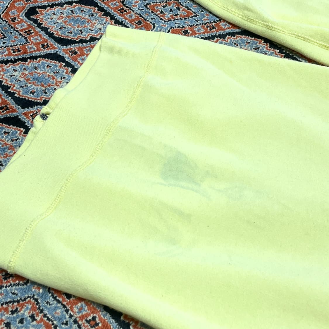 홀리스터 사이드로고 레몬색 후드집업 여성S 상품이미지8