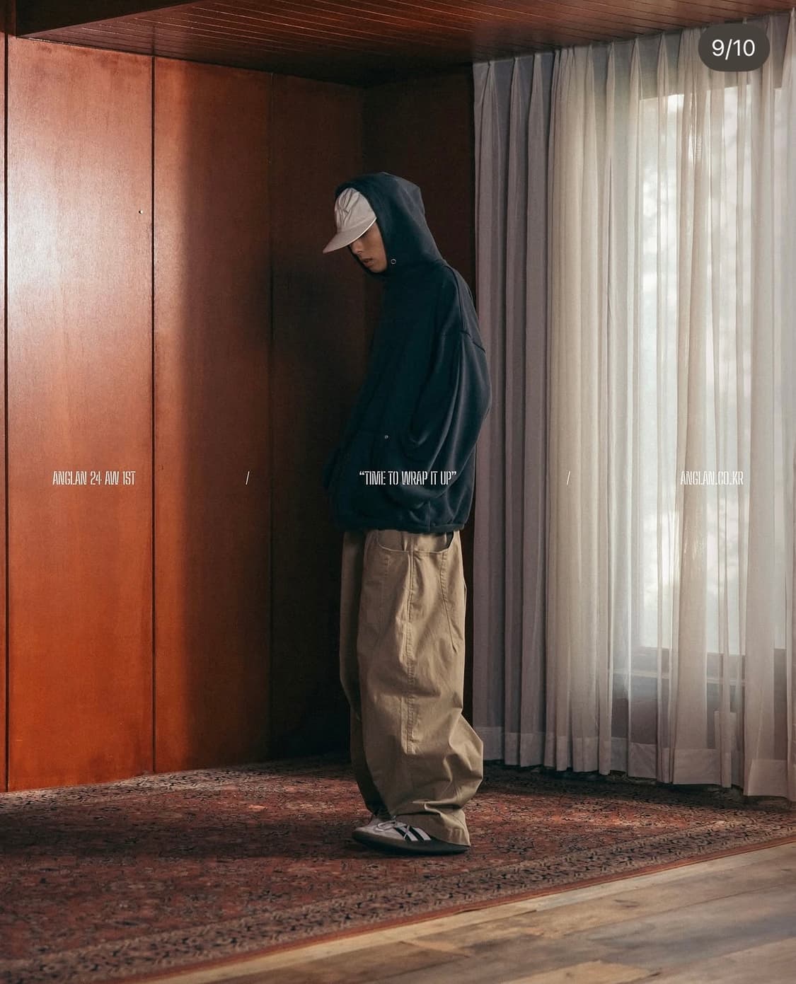 앵글런 anglan pit pocket 다트 치노 벌룬 팬츠 베이지 상품이미지3