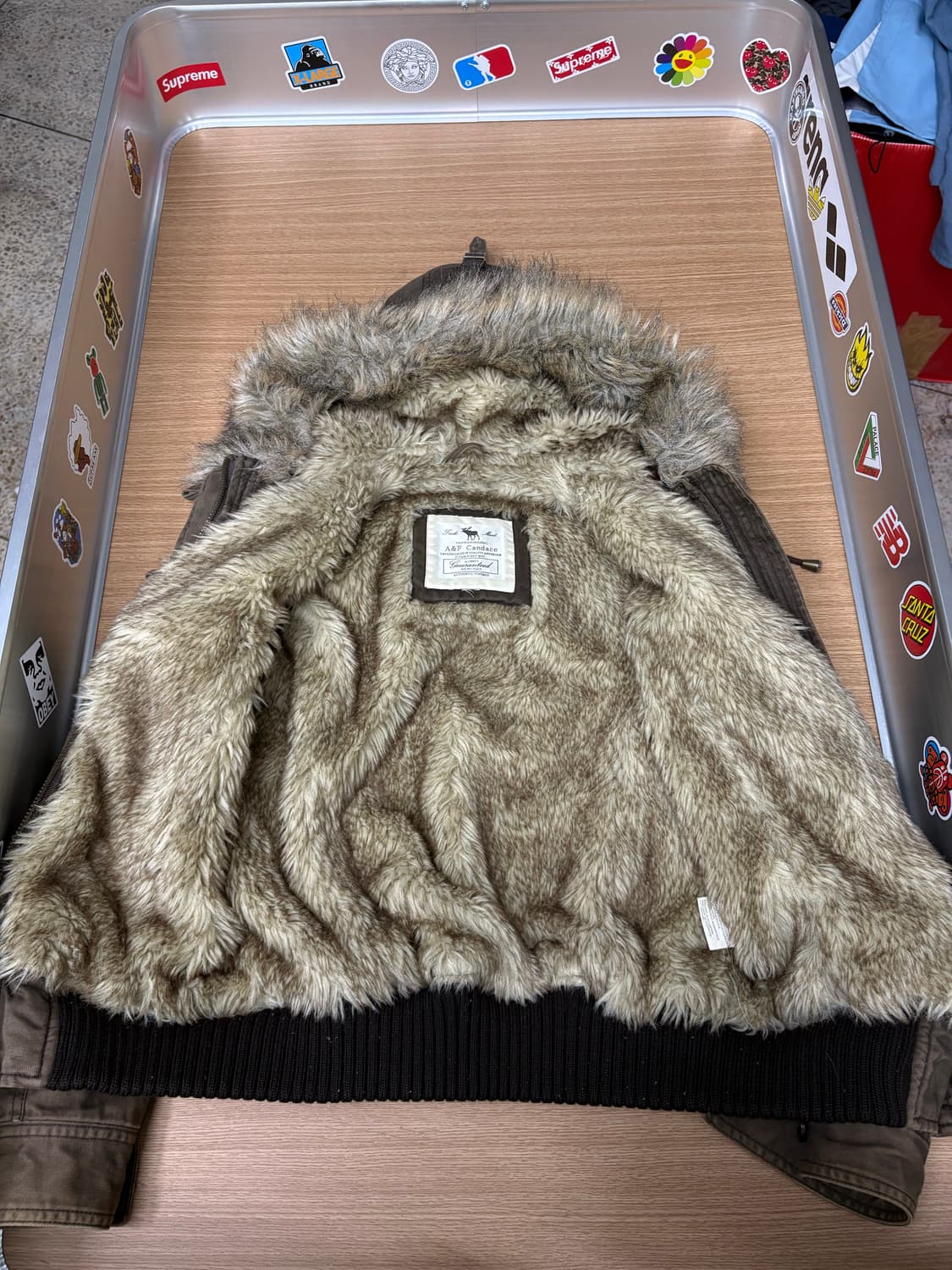 아베크롬비 투웨이 퍼 후디 자켓 상품이미지5