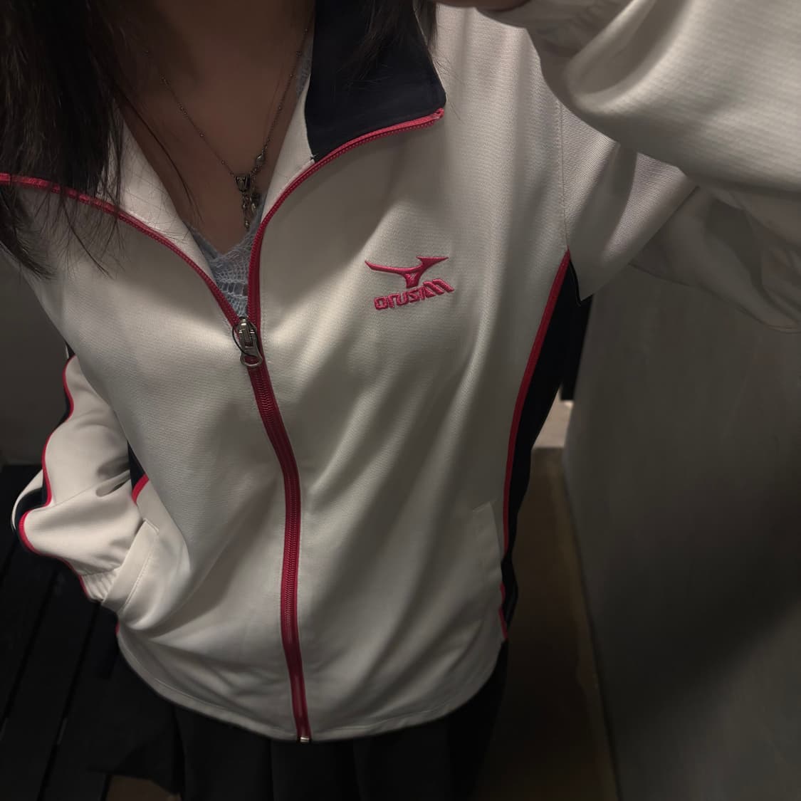 미즈노 사이드라인 핑크포인트 져지 트랙탑 상품이미지2