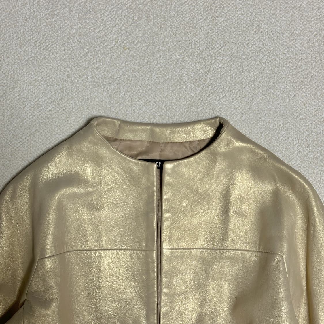 DKNY 양가죽 롱 자켓 상품이미지5