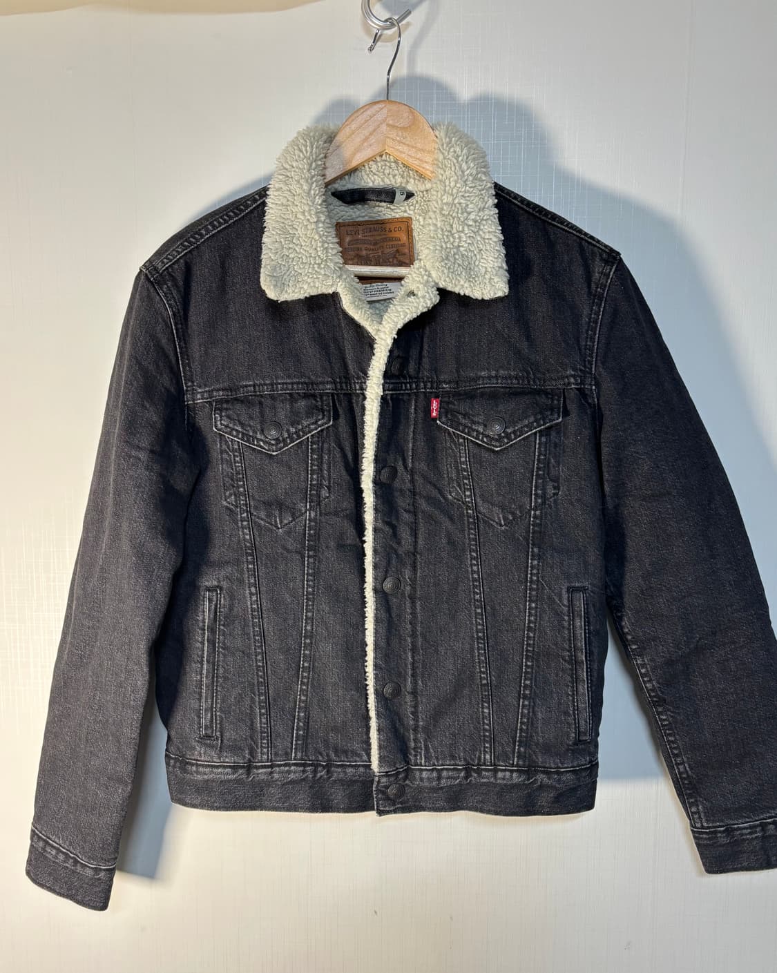 00s 리바이스 흑청 쉐르파자켓 빈티지 데님자켓  상품이미지1