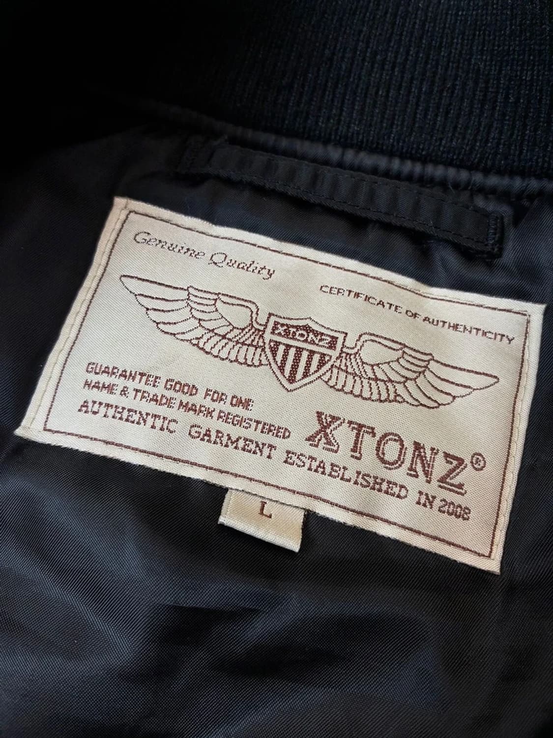 엑스톤즈 XTONZ Ma-1 패치 워크 플라이트 봄버 블루종 PN6047 상품이미지9