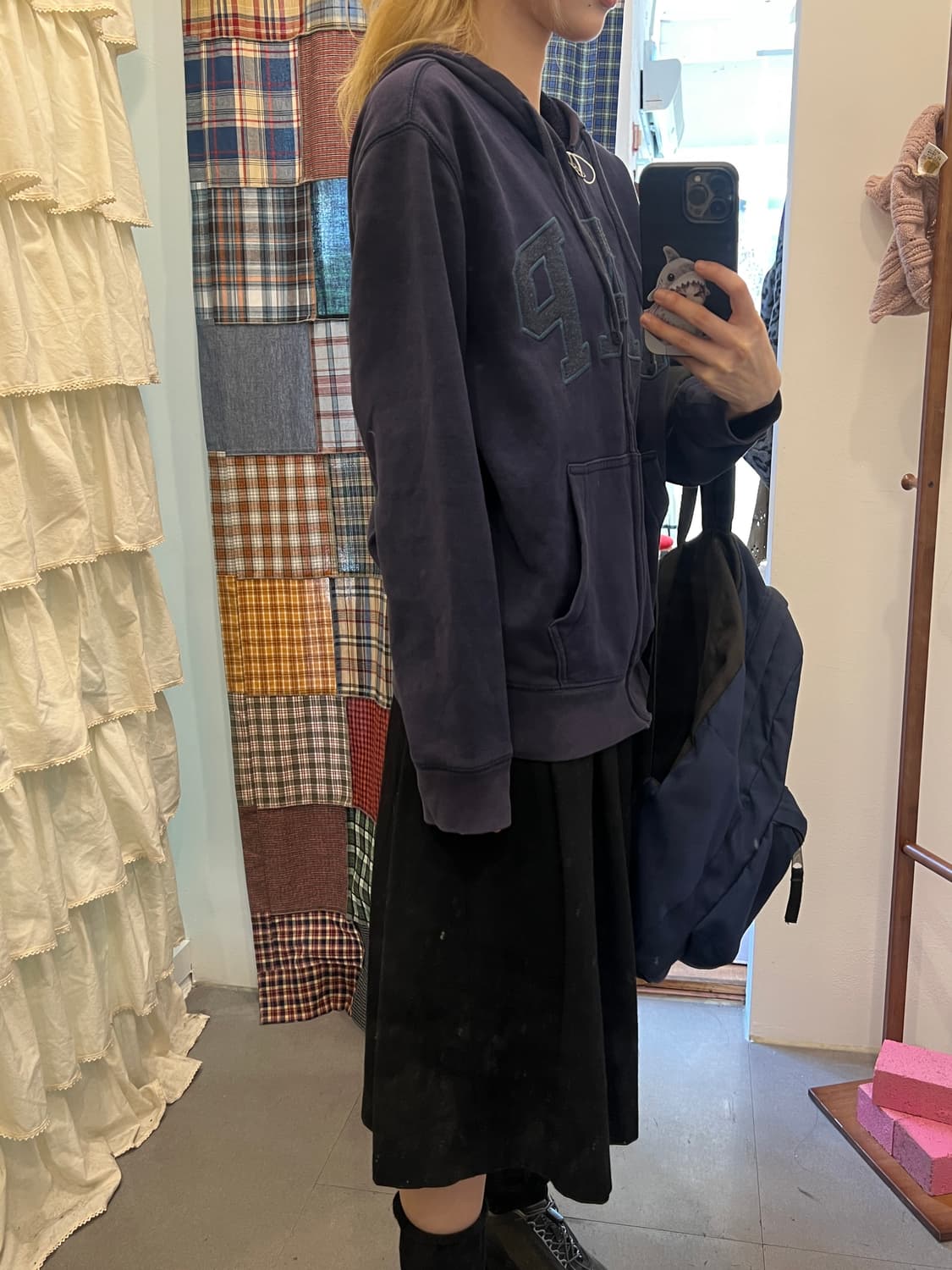 갭 네이비 후드집업 상품이미지3