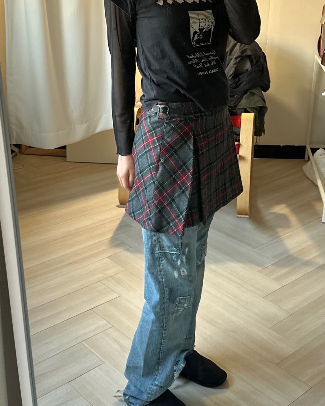 [X-GIRL] tartan check mini skirt 상품이미지8