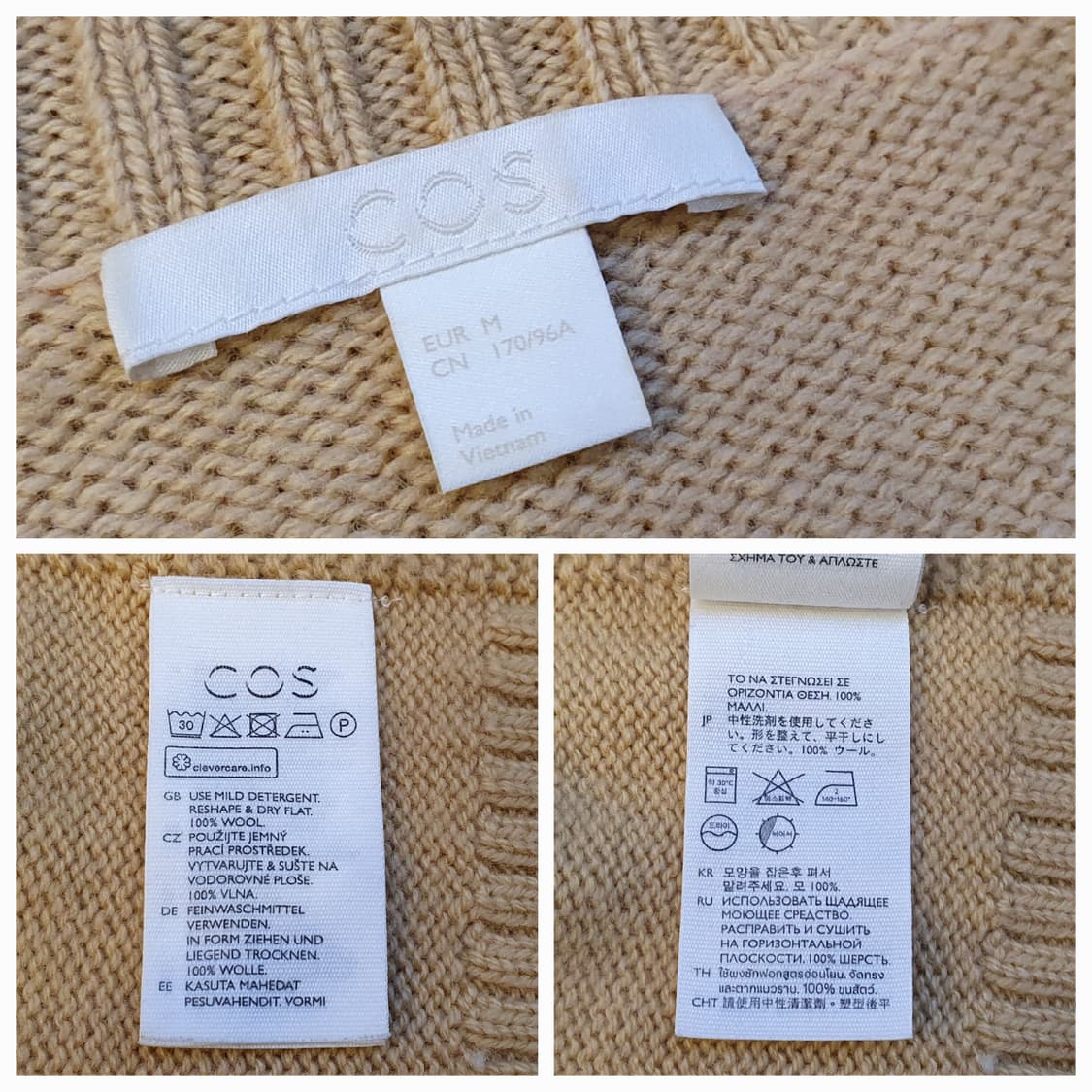 77/88.COS 브이넥 박스니트 상품이미지6