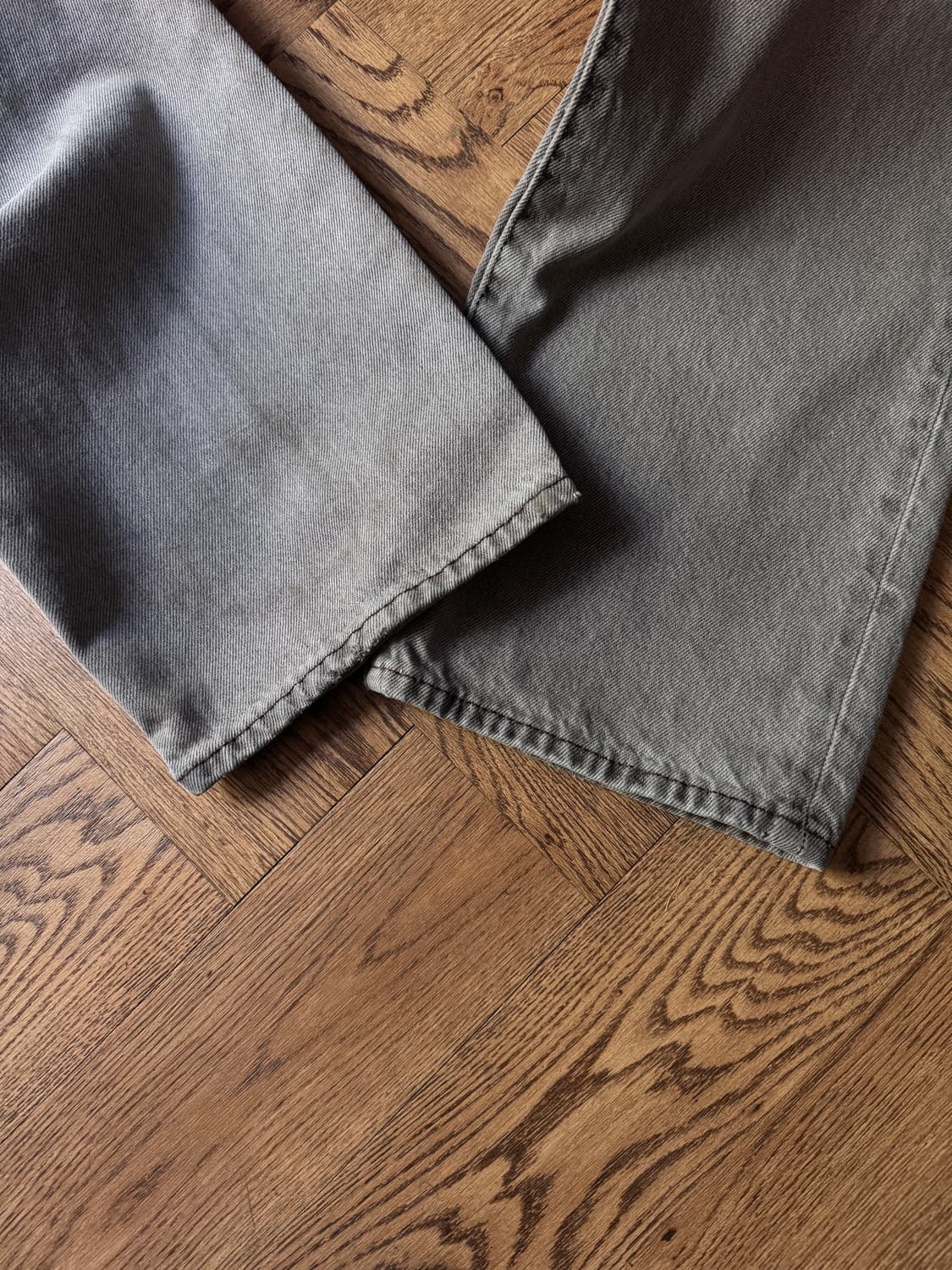 [34]리바이스 프리미엄 501 빅E 그레이 데님 팬츠 상품이미지4