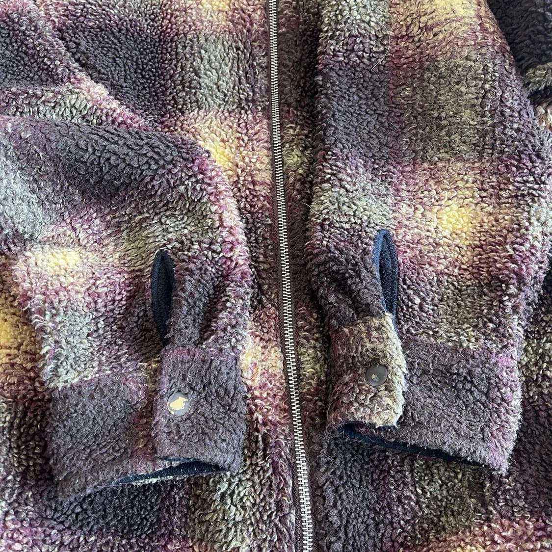 스투시 쉐도우 플레이드 쉐르파 집 셔츠 상품이미지6