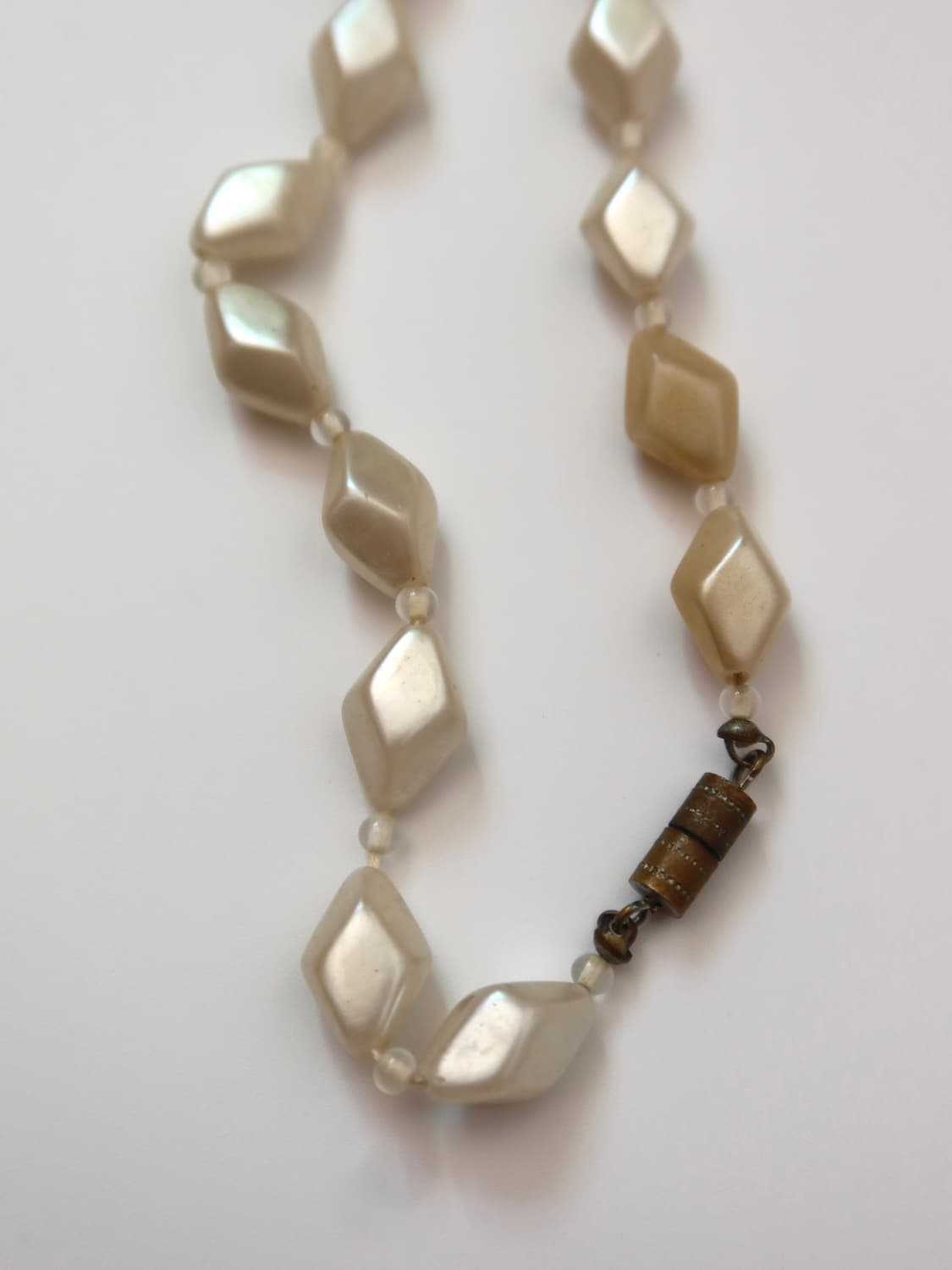 ivory cube bead necklace 상품이미지5