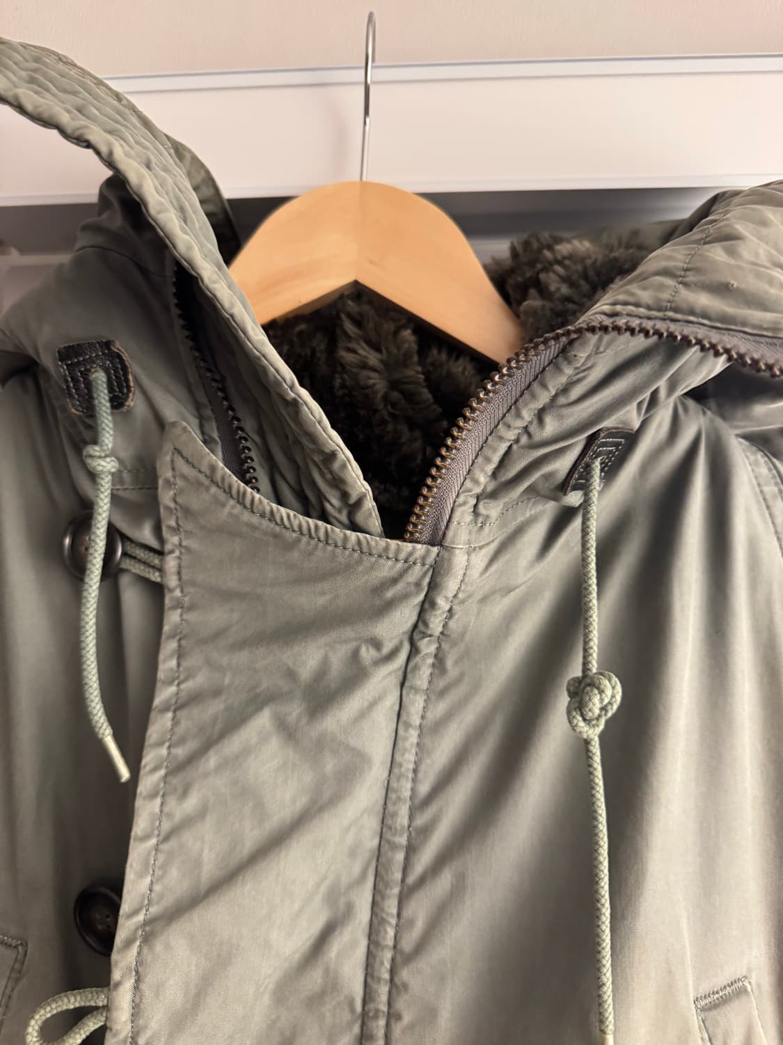 80s 밀리터리 콜드웨더 N3b 파카 M Mens M 상품이미지4