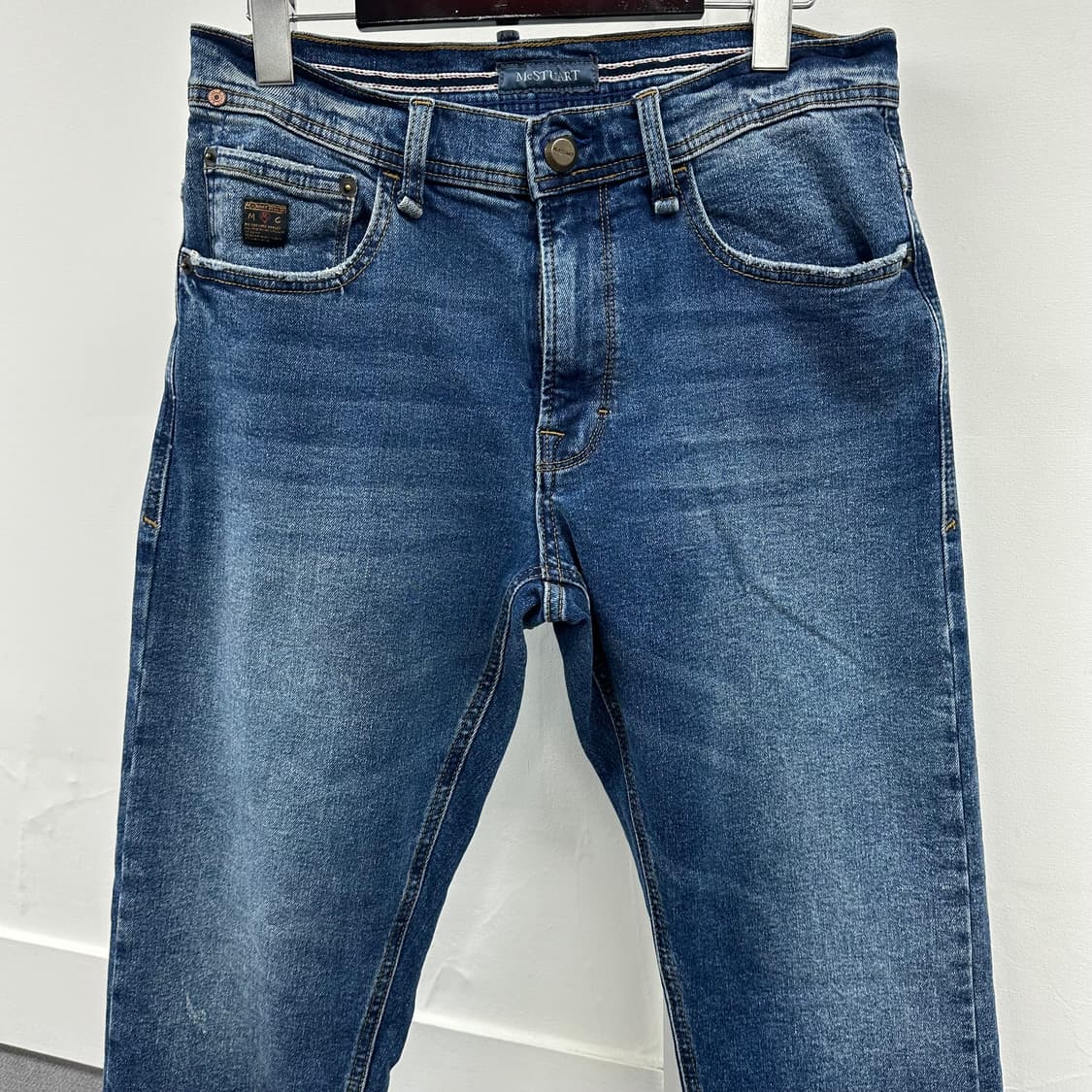 McSTUART 맥스튜어트 중청 워싱 스판 청바지 30 상품이미지2