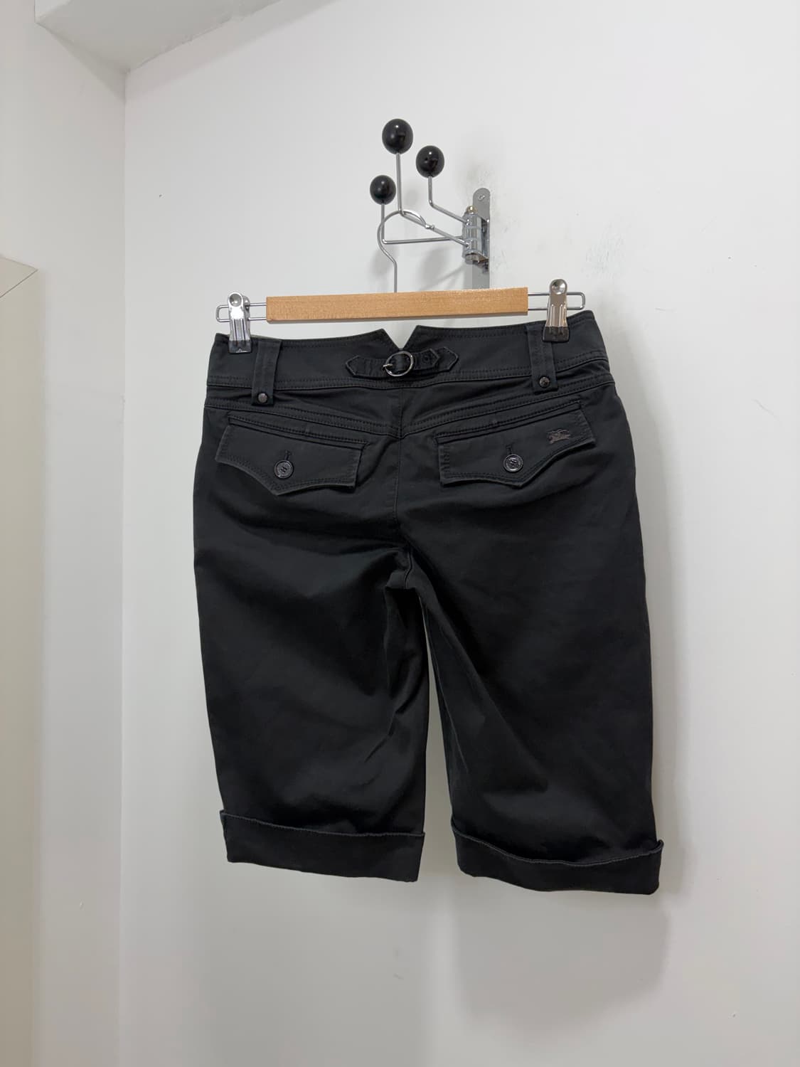 버버리 블랙 신치백 카프리 팬츠 바지 상품이미지7