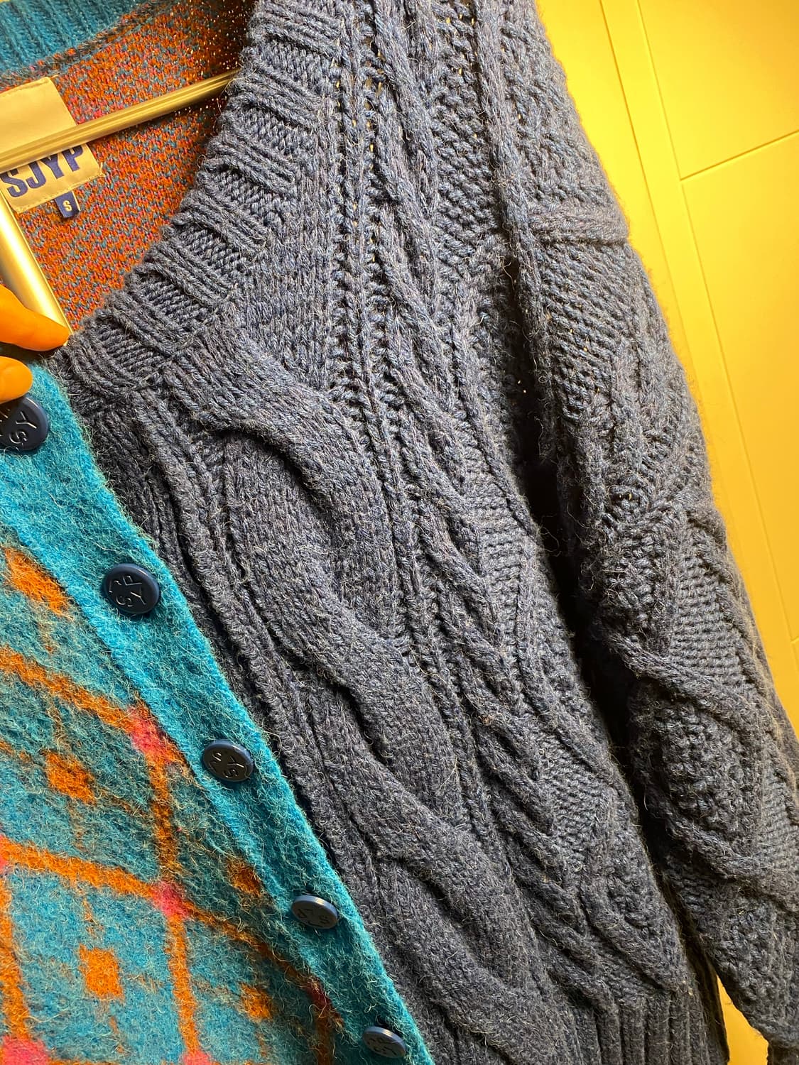 SJYP 언발란스 니트 가디건 S 상품이미지9