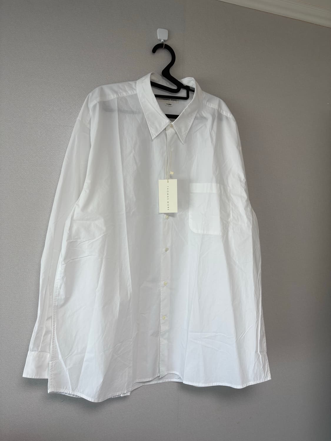 토마스모어 화이트셔츠 남방 셔츠 화이트남방  페이퍼셔츠 상품이미지1
