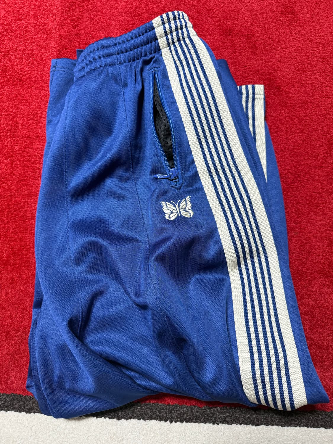 니들스 x LHP H.D. 트랙 팬츠 폴리 스무스 로얄 상품이미지1