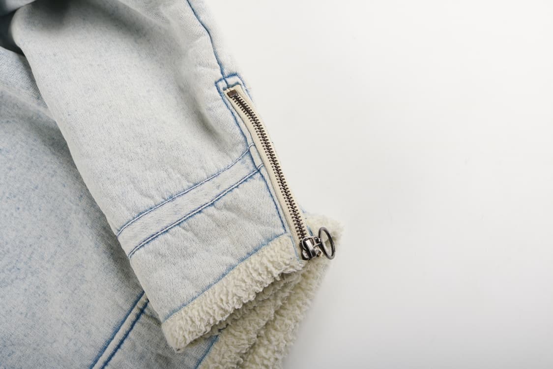 [M] 자라 B-3 모티브 연청 데님자켓 상품이미지10