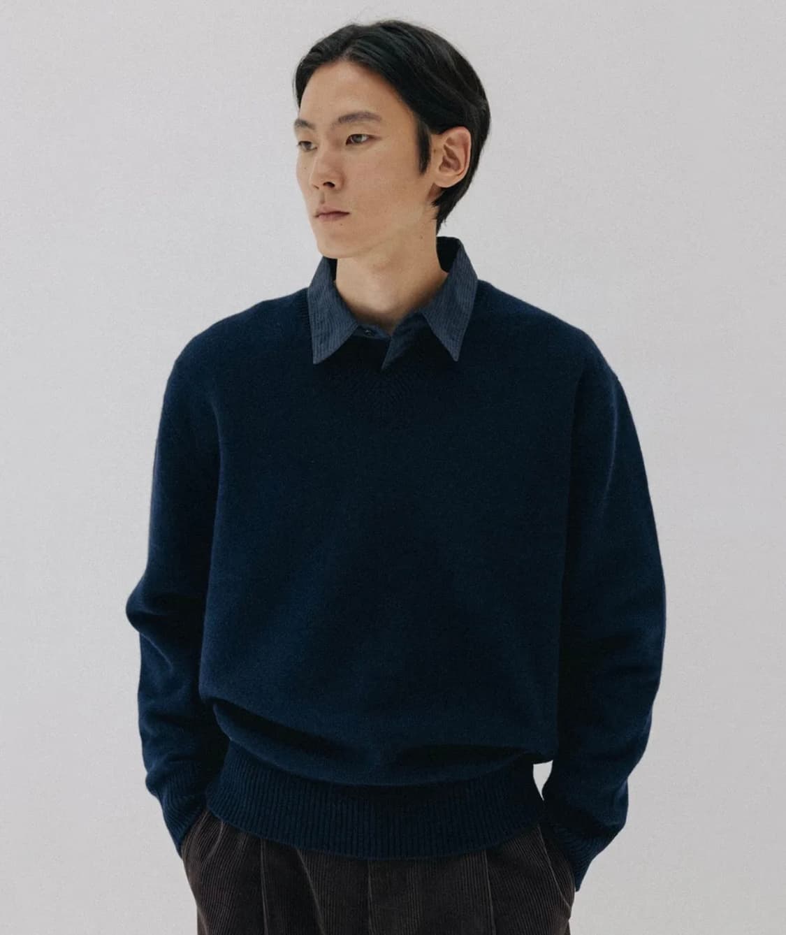 블랭크룸 브이넥 니트 3사이즈 상품이미지1